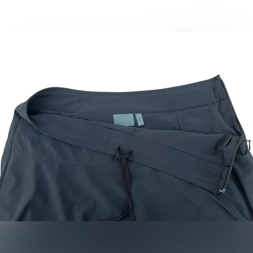 Athleta Women’s Size 10 Everyday‎ Skort Skirt Black Zip Pocket 983365 - Picture 4 of 4